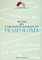 Logo Actas do I Coloquio Galego de Fraseoloxía