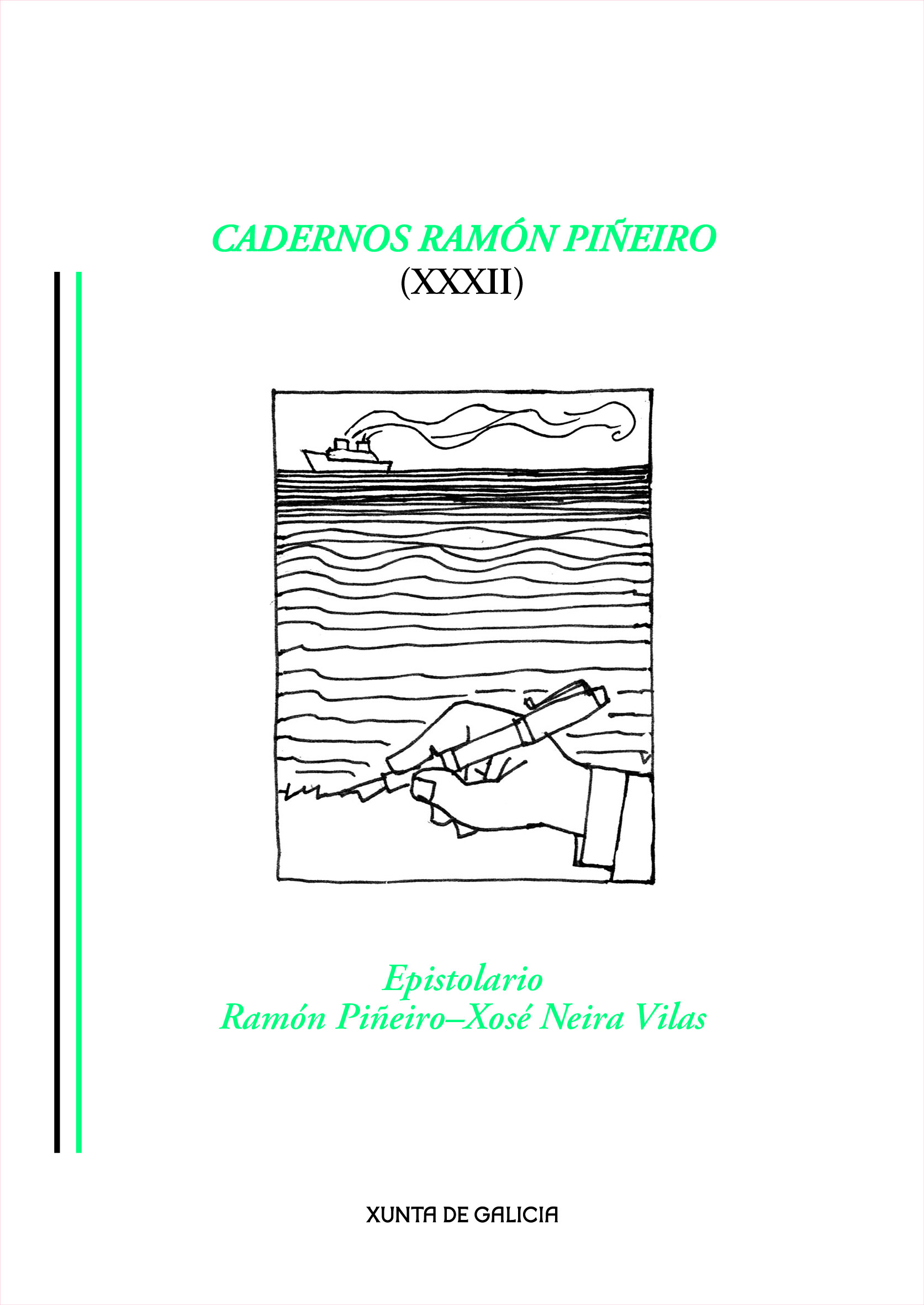 Logo Cadernos Ramón Piñeiro XXXII. Epistolario Ramón Piñeiro - Xosé Neira Vilas